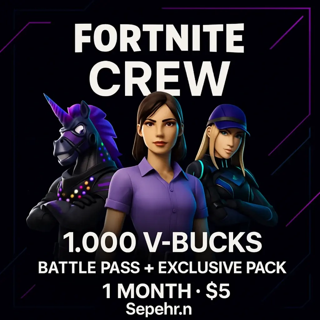 Fortnite Crew Подписка | В-баксы, Боевой пропуск | Xbox/Онлайн