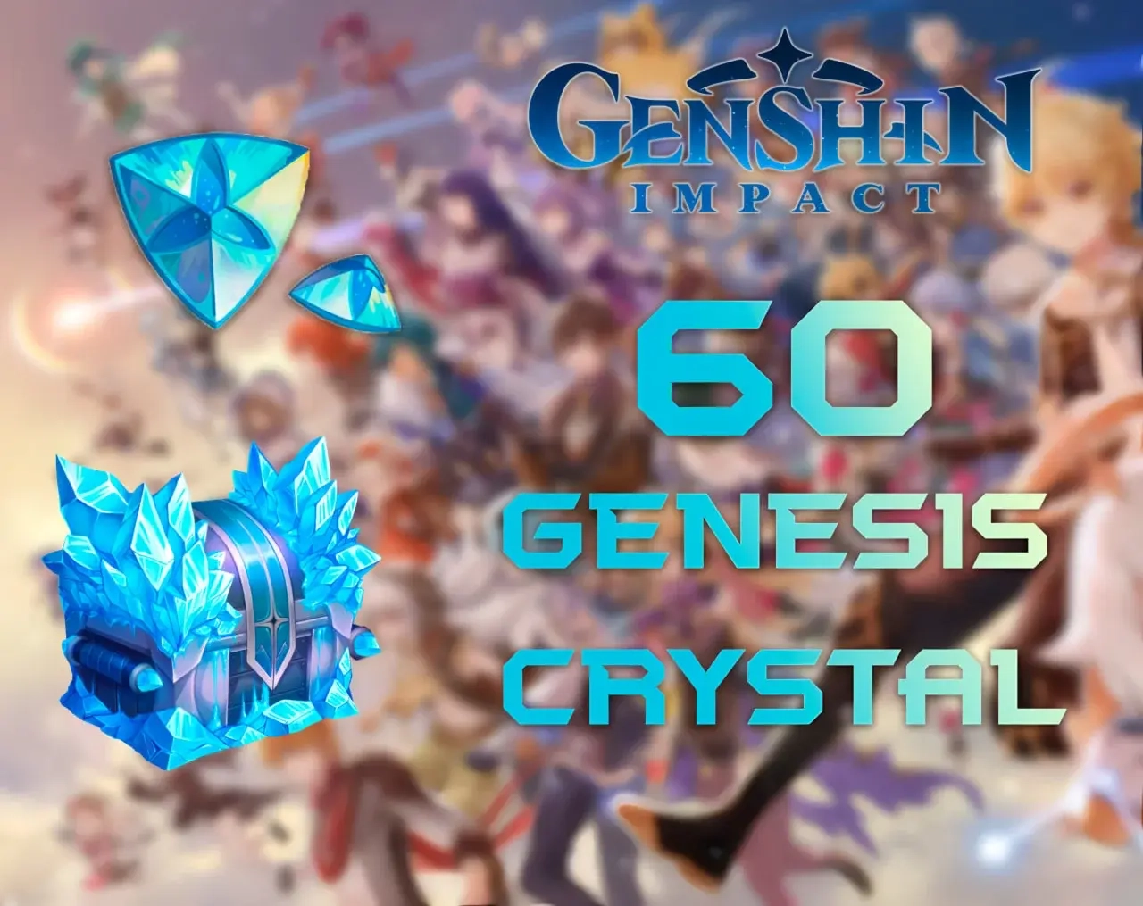 60 Genesis Crystals по UID - Легально, Безопасно, Онлайн