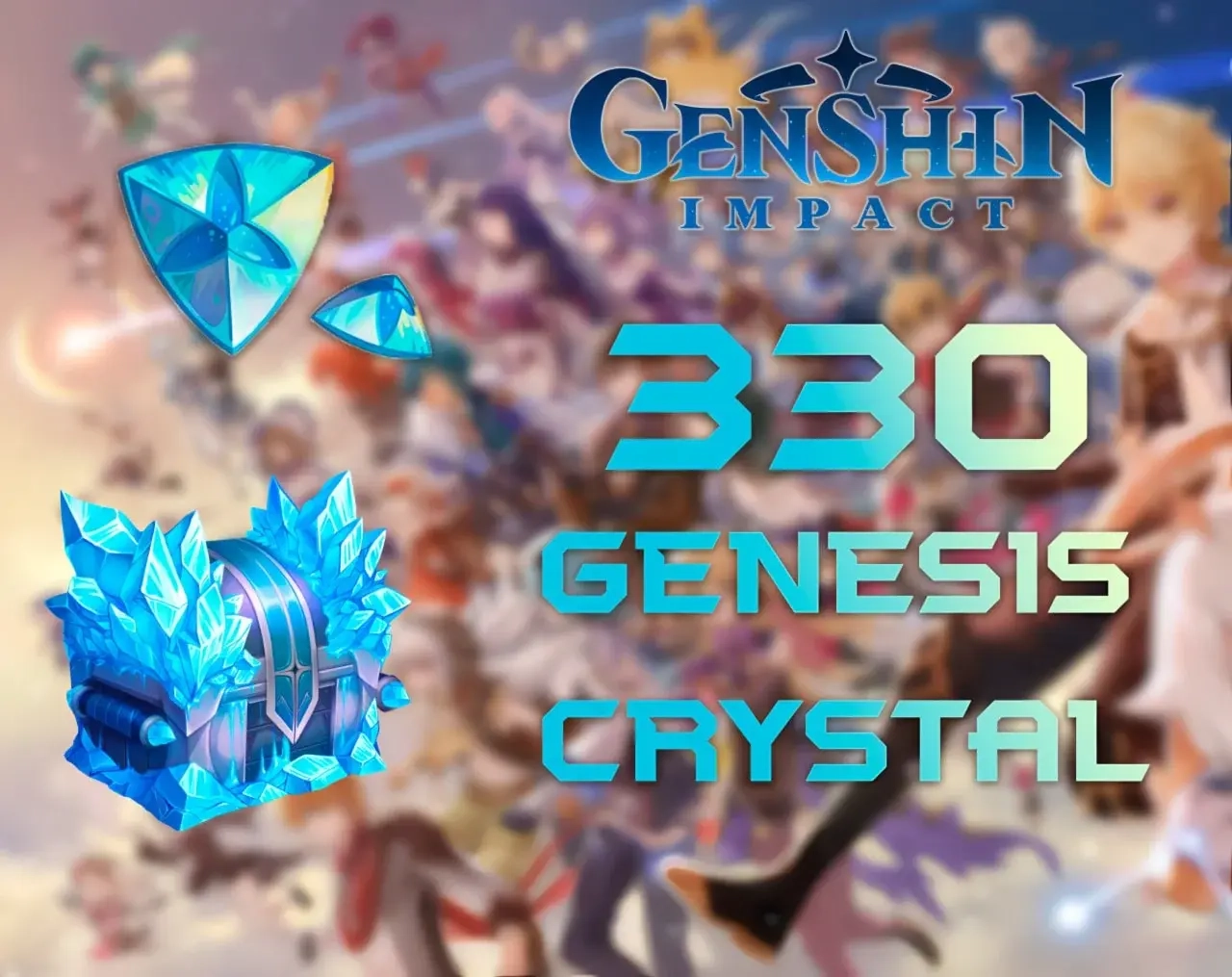 300+30 Genesis Crystals по UID | Легально | Онлайн