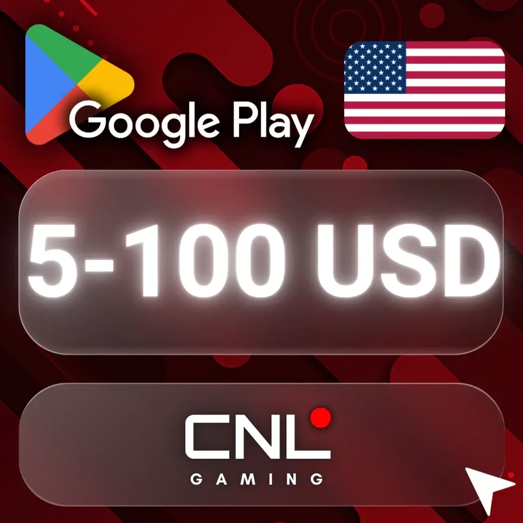 Google Play США: Подарочные коды 5-100 USD | Активация