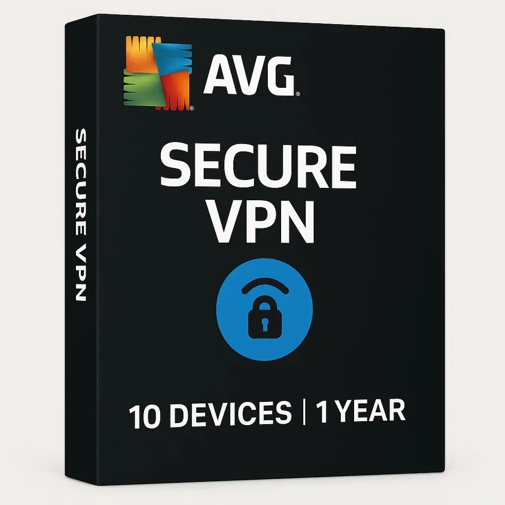 AVG Безопасный VPN: Ключ на 1 год, 10 устройств | Онлайн