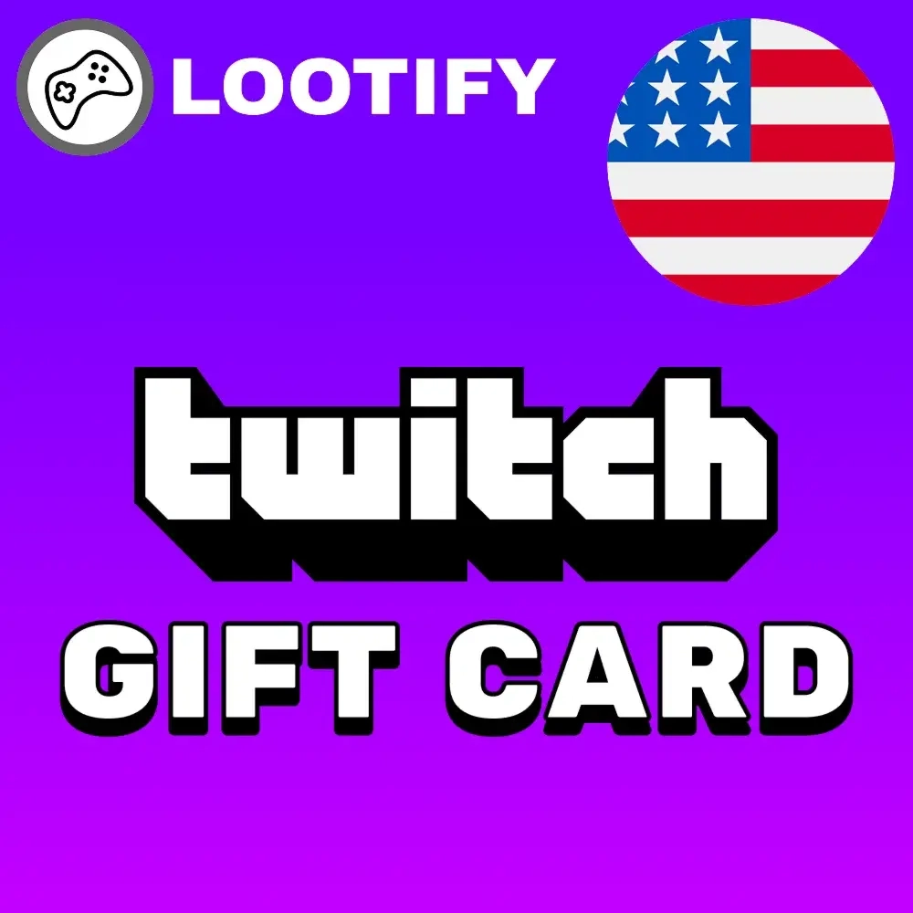 Подарочная карта Twitch USA | Купить онлайн