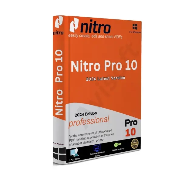 Nitro PDF Pro 10: Пожизненный Ключ | 5 ПК | Онлайн